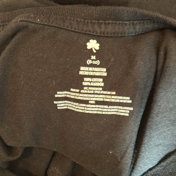 Women’s black tee with design - Picture 5 of 5